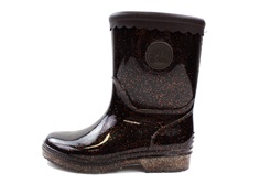 Petit by Sofie Schnoor winter rubber boot brown glitter